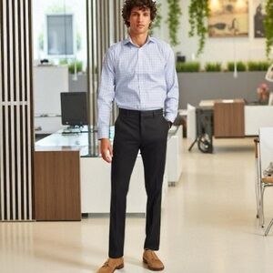 Bonobos Weekday Black Stretch Pants Warrior D athletic Tuesday 35x32 New!